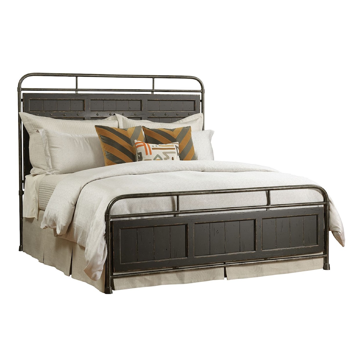 Kincaid Furniture Mill House Folsom Queen Metal Bed