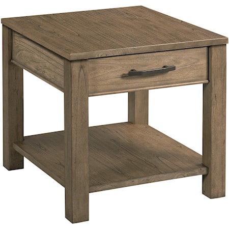 Transitional Madero End Table