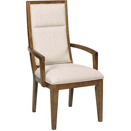 Transitional Dining Arm Chair