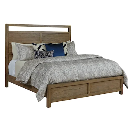 Transitional Wyatt Queen Panel Bed