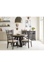 Kincaid Furniture Plank Road Formal Counter Height Dining Room Set