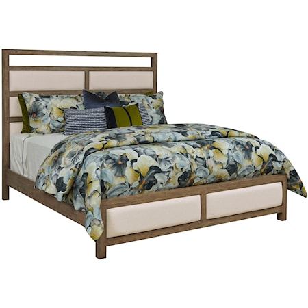 Transitional Wyatt King Upholstered Bed