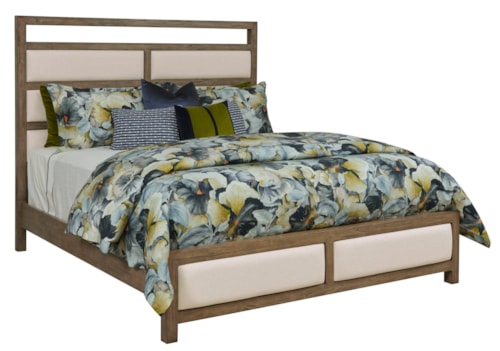 Transitional Wyatt King Upholstered Bed