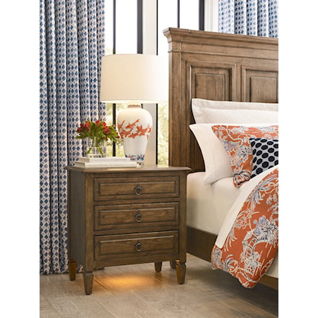 Lloyds Three Drawer Nightstand