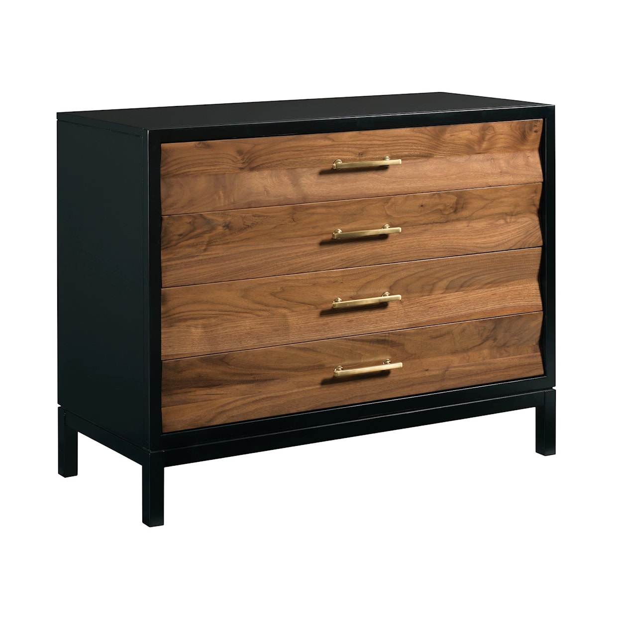 Kincaid Furniture Monogram Walnut Backbay Accent Chest - Black