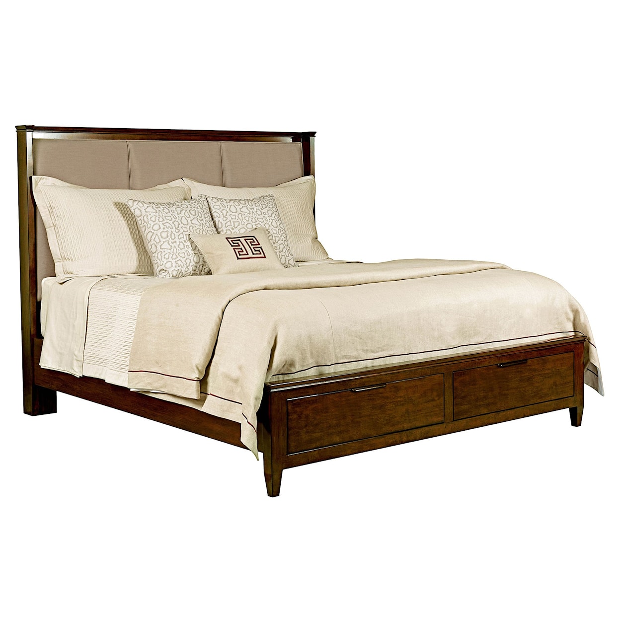 Kincaid Furniture Elise Spectrum Queen Storage Bed - Complete