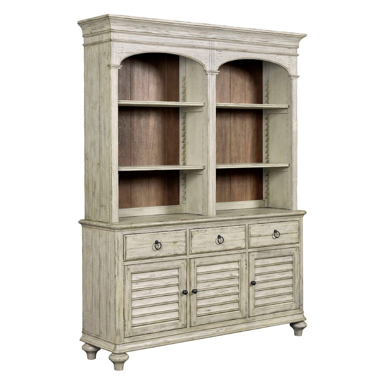 Kincaid Furniture Weatherford Hastings Open Hutch and Buffet