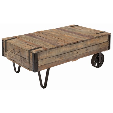 Industral Cart Cocktail Table