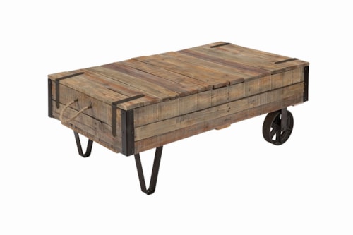 Industral Cart Cocktail Table