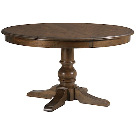 Traditional Byron Round Extendable Dining Table