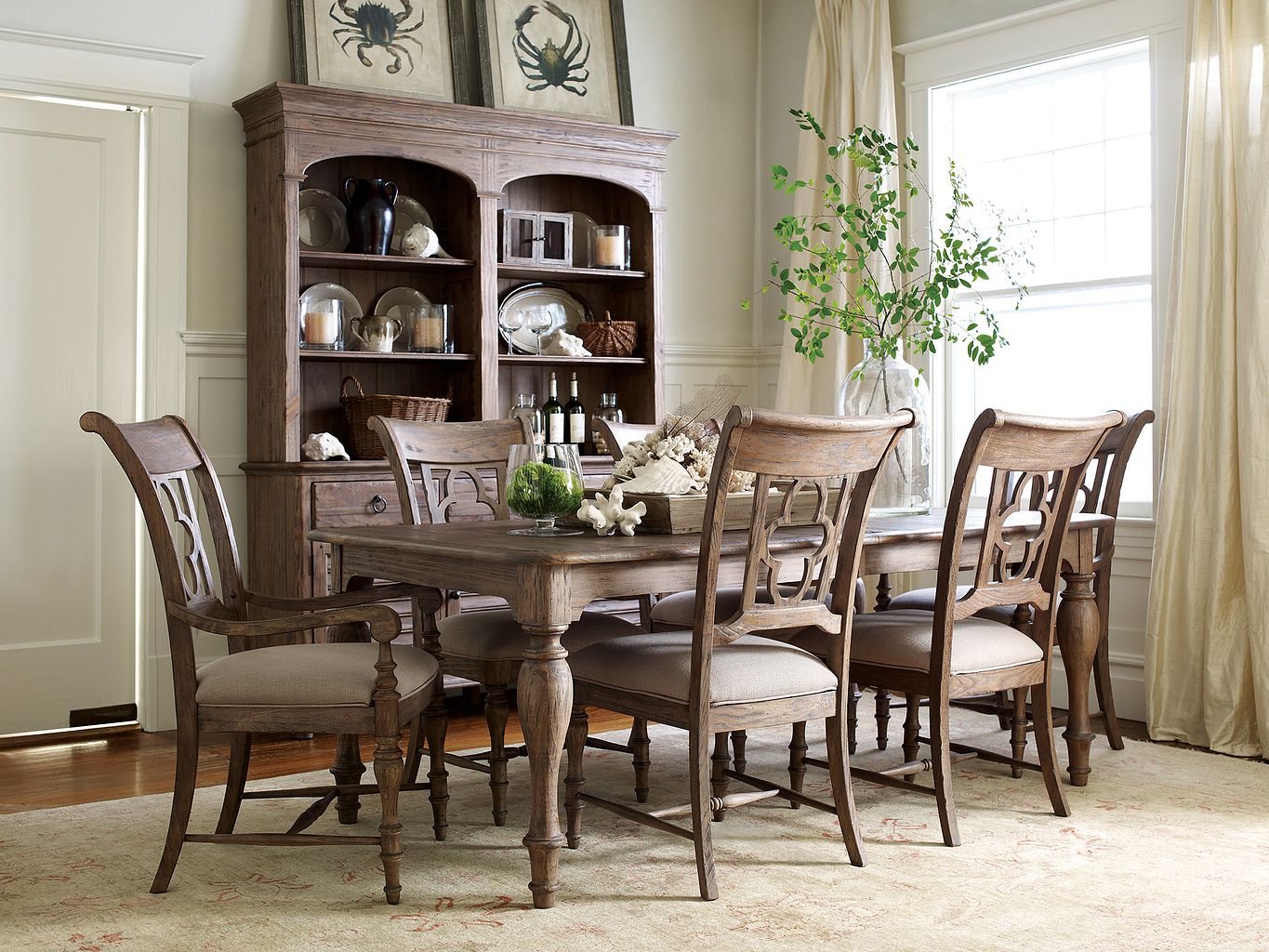 canterbury 7 piece dining set