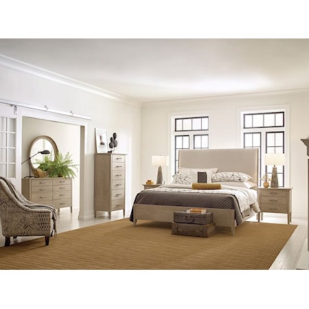 Incline Queen Upholstered Bed