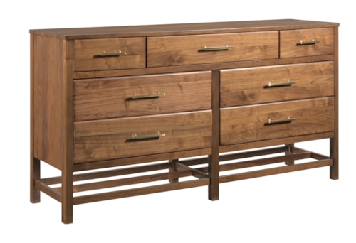 Transitional 7-Drawer Dresser
