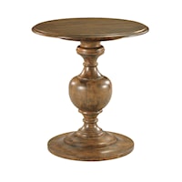 Traditional Solid Wood Barden Round End Table