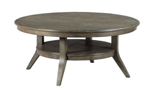 Lamont Solid Wood Round Coffee Table