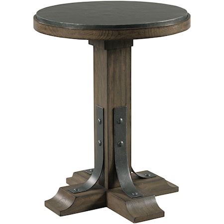 Connor Round Accent Table
