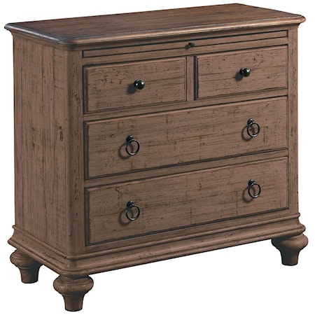 Baldwin Bachelors Chest with Night Light and Electrical Outlet