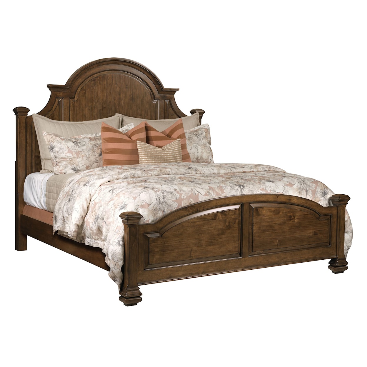 Kincaid Furniture Commonwealth Allenby Queen Panel Bed - Complete