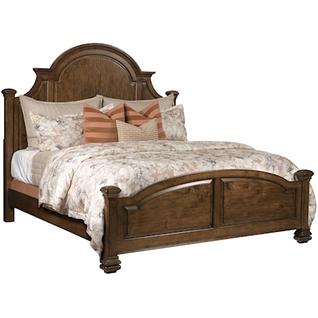 Traditional Allenby Queen Panel Bed