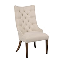Traditional Higgins Upholstered Host Chair