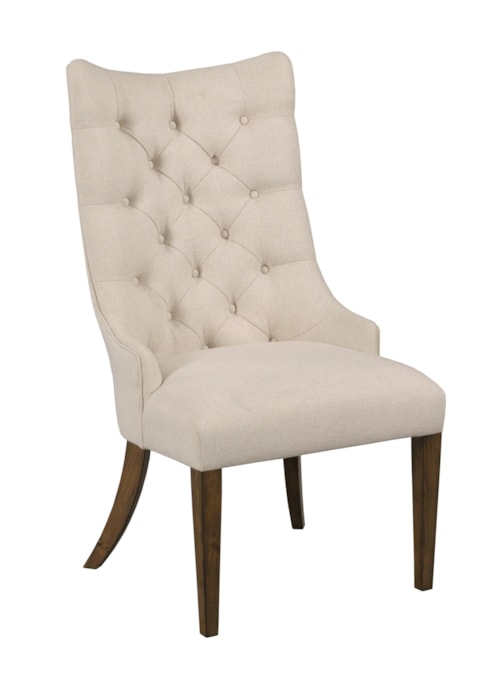 Traditional Higgins Upholstered Host Chair