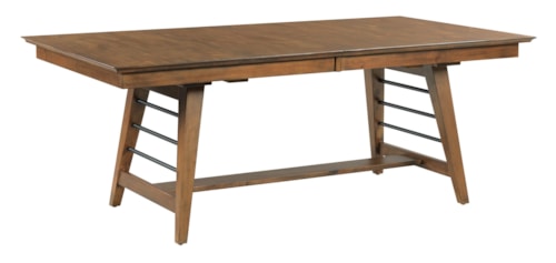Transitional Trestle Dining Table