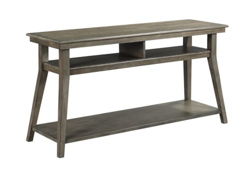 Lamont Solid Wood Sofa Table with Lower Shelf