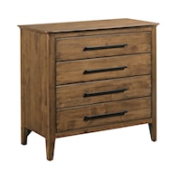 Transitional 4-Drawer Bachelor's Chest