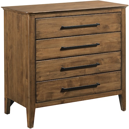 Transitional 4-Drawer Bachelor's Chest