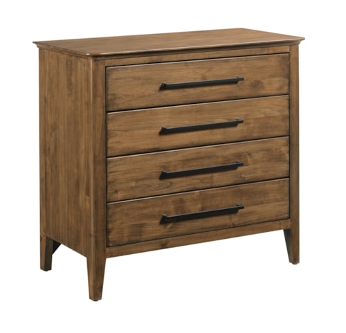 Transitional 4-Drawer Bachelor's Chest