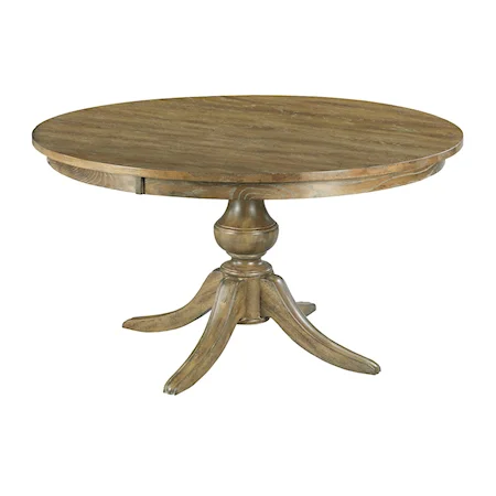 Transitional 54" Round Dining Table
