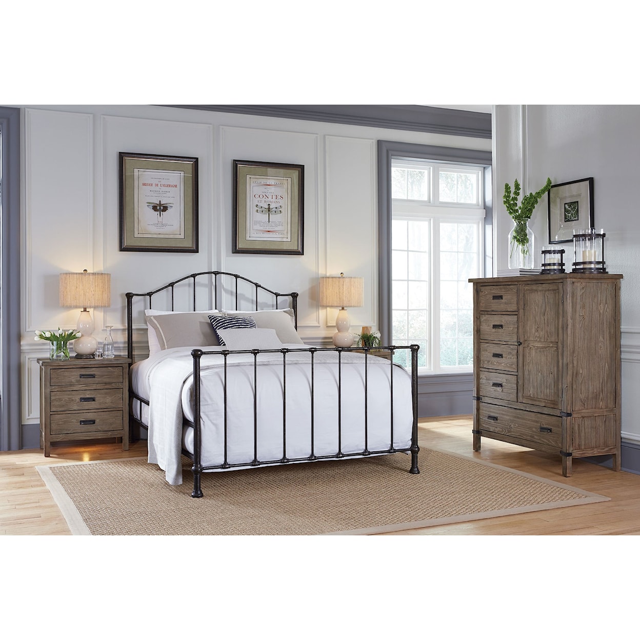 Kincaid Furniture Acquisitions Garden King Bed - Complete