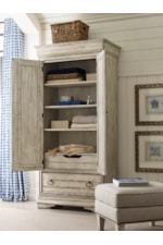 Kincaid Furniture Selwyn Wexford 2-Door Bachelor's Chest with 1 Drawer and Night Light