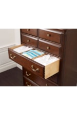 Kincaid Furniture Hadleigh Traditional Eight Drawer Chest with Two Divided Drawers