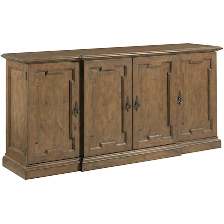 Traditional Solid Wood Ashcroft Breakfront Sideboard