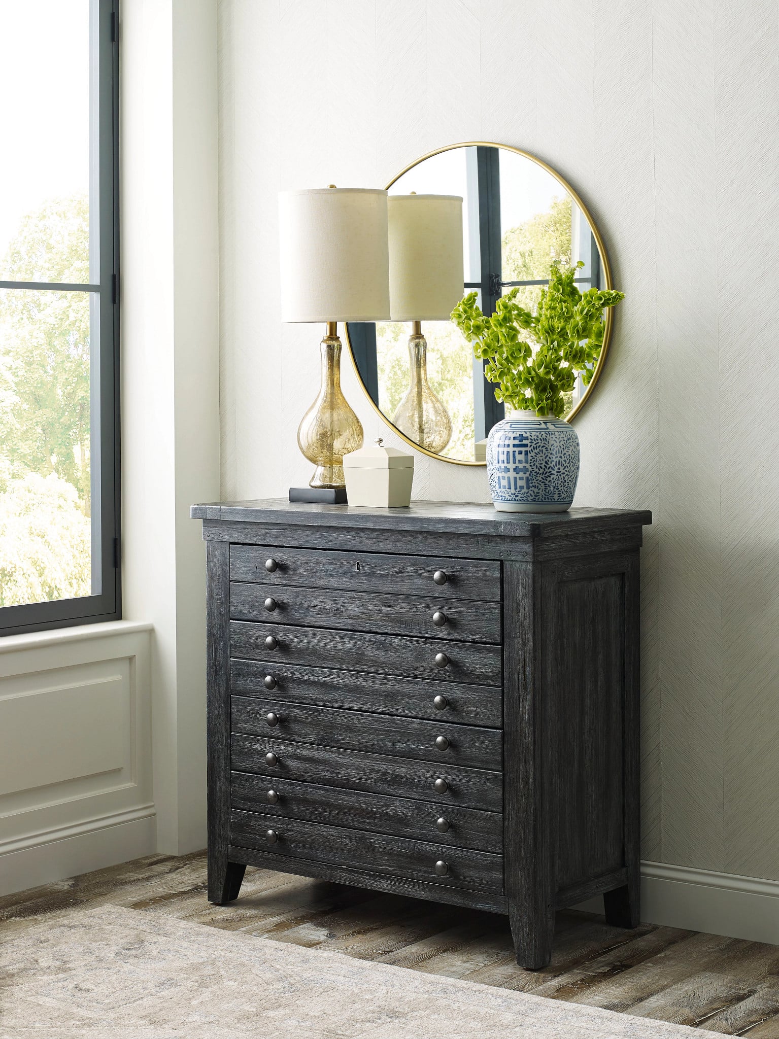 Kincaid Furniture Acquisitions Brimley Map Drawer Bachelor's Chest