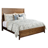 Transitional Queen Panel Bed