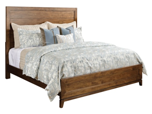 Transitional California King Panel Bed