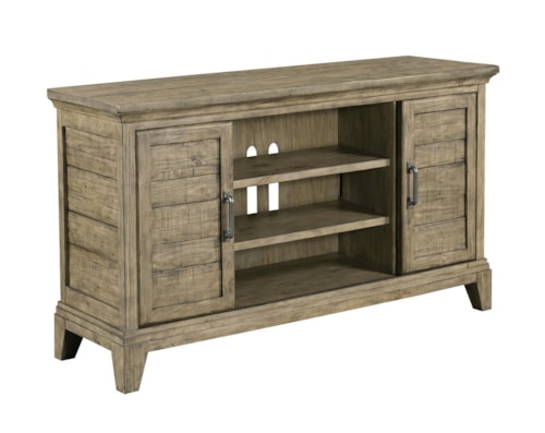 54" Arden Entertainment Console with Wire Access Holes and AC Outlets