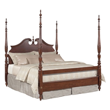 Rice Carved Bed 5/0 Queen Package