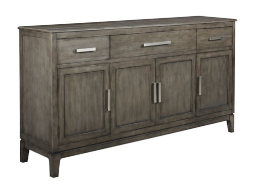 Townsend Solid Wood Buffet with Silverware Tray