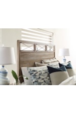 Kincaid Furniture Modern Forge Jackson Queen Solid Wood Bed with Metal Detail