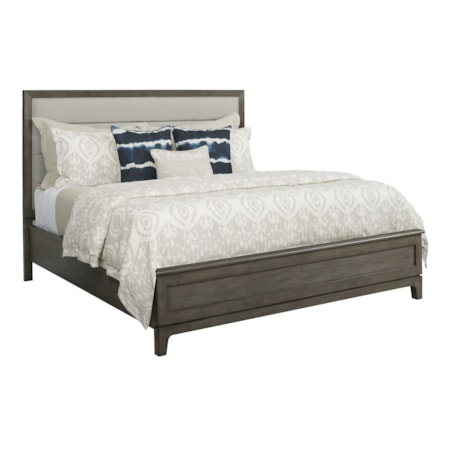 Ross California King Upholstered Panel Bed