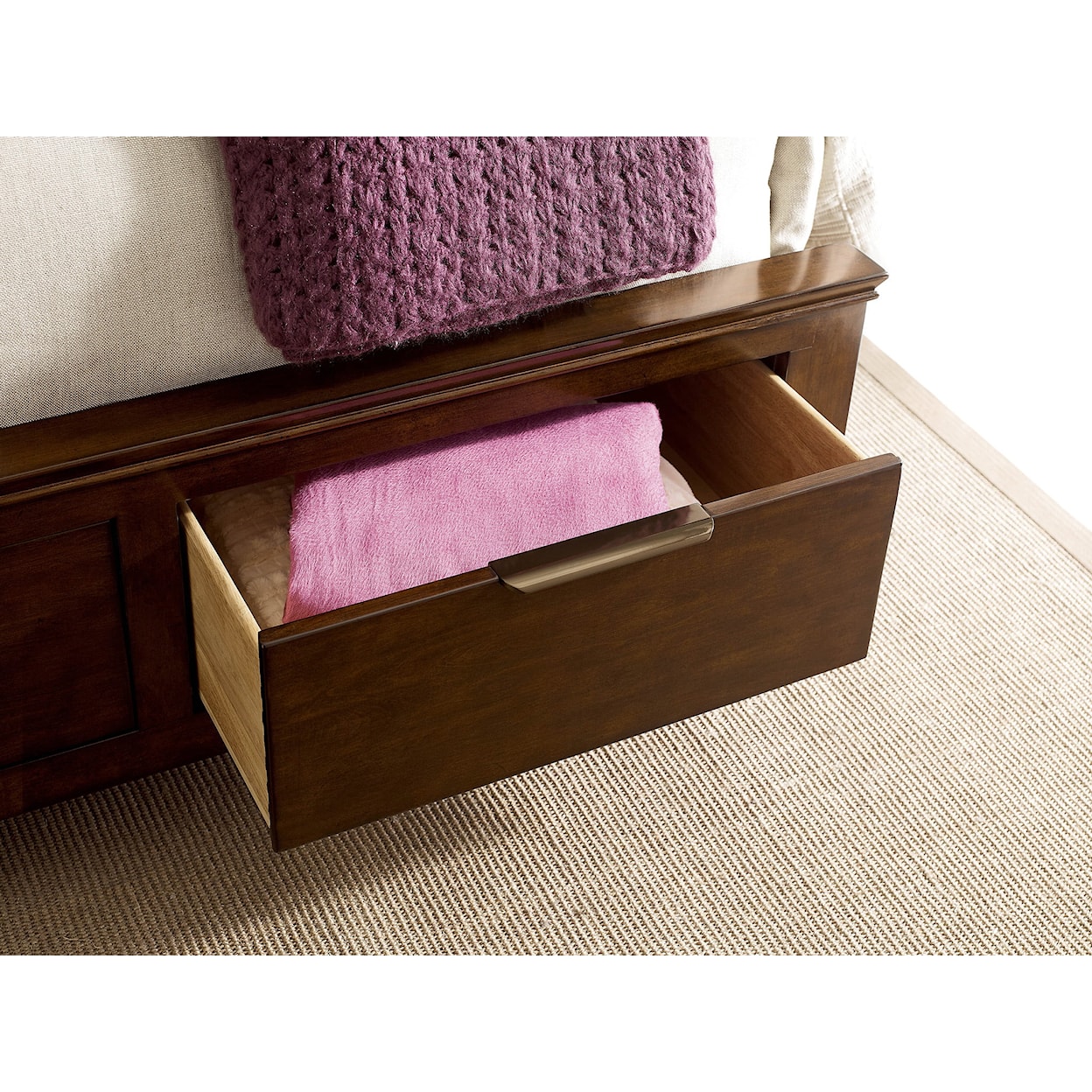 Kincaid Furniture Elise Spectrum Queen Storage Bed - Complete