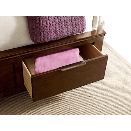 Spectrum Queen Storage Bed - Complete