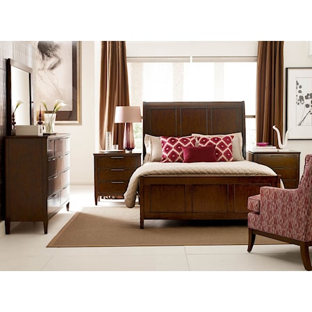 Caris Queen Sleigh Bed