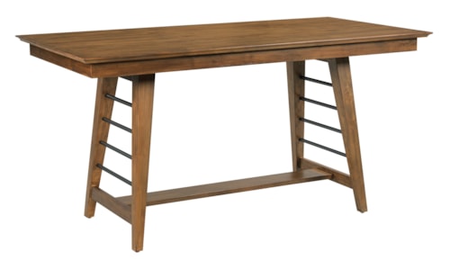 Transitional Counter Height Trestle Table