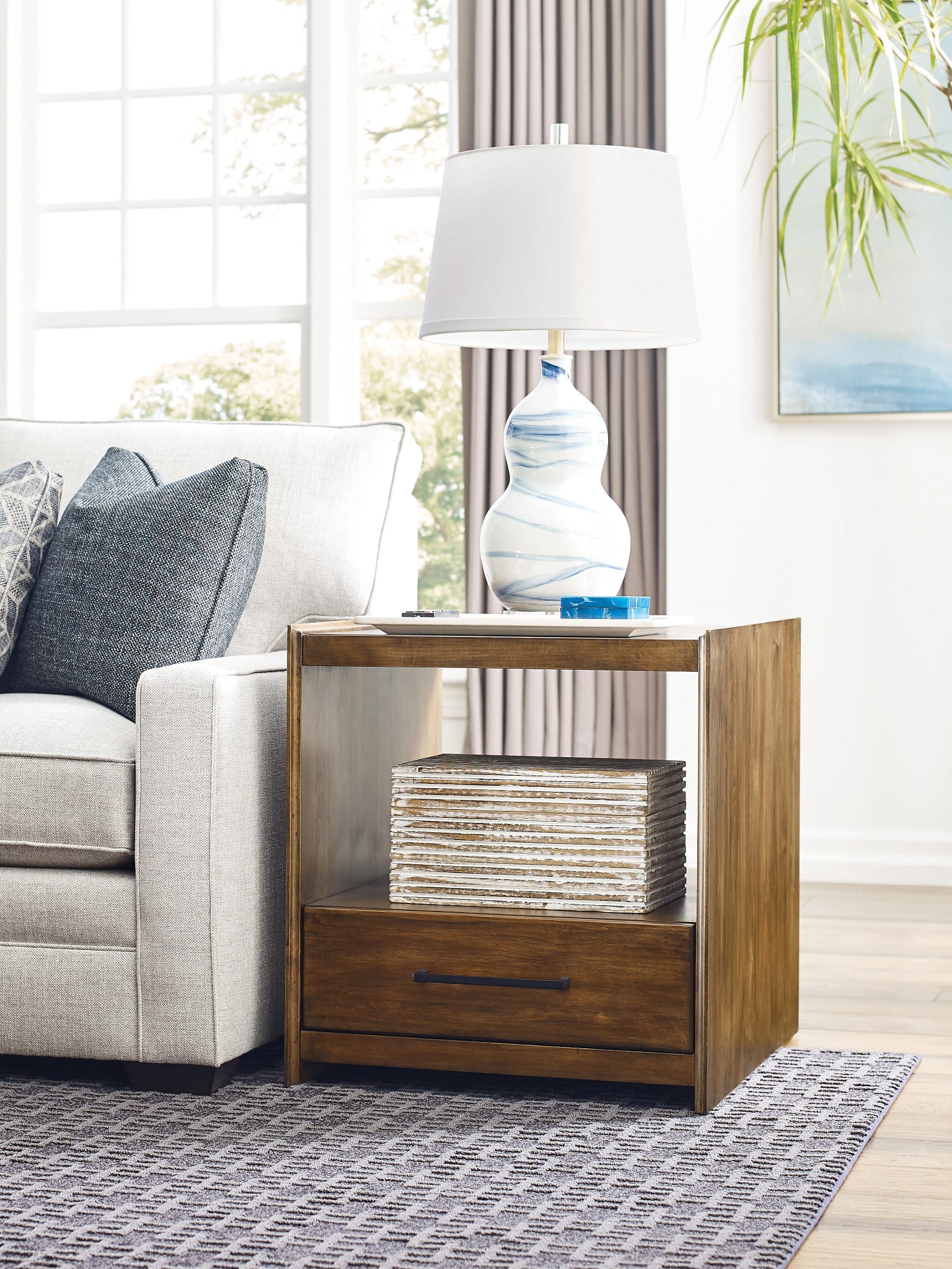 Edie Drawer End Table