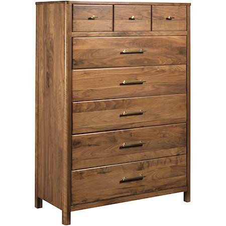 Transitional 8-Drawer Bedroom Chest