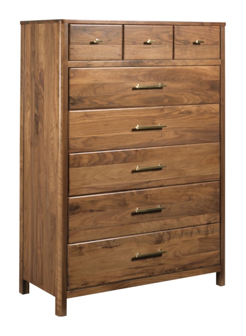 Transitional 8-Drawer Bedroom Chest
